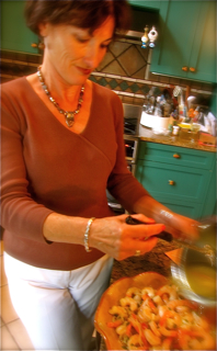 peggylampmandebbymakingmarinatedshrimp