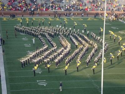 UM band after game.jpg