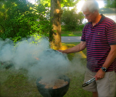 lampman, richard lampman grilling pork tenderloins for applewood smoked pork tenderloins with traverse city cherry sauce