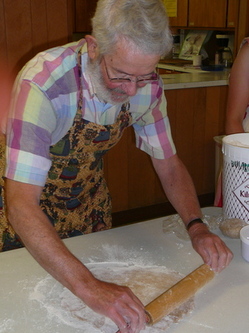 Thumbnail image for wiernik cherry pie making, Jim Wessel Walker