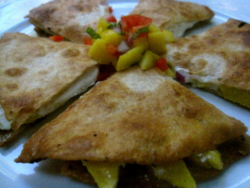 lampman, mango quesidillas