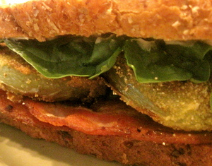 lampman, fried green tomato BLT