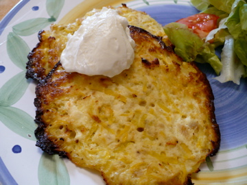 Shikes Haines Summer Squash Pancakes