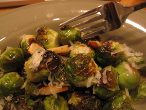 lampman, roasted brussel sprouts