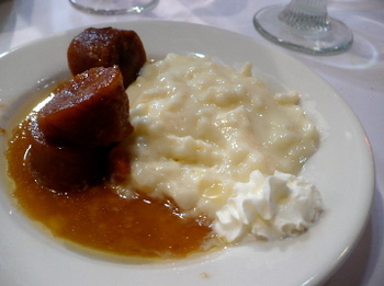 Shikes Haines - rice pudding and plantains