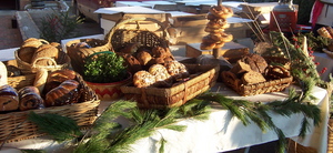 Borden - Mill Pond display at farmers market