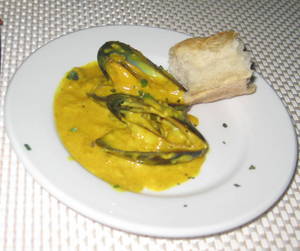 Eve: Curried Mussels