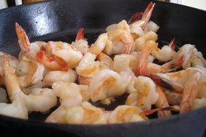 Borden - skillet of shrimp