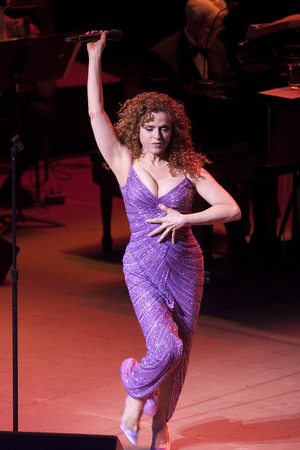 Bernadette Peters performs at the Power Center on Saturday