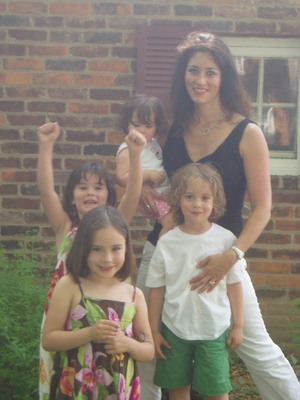 Steph and Her Four Beautiful Kids