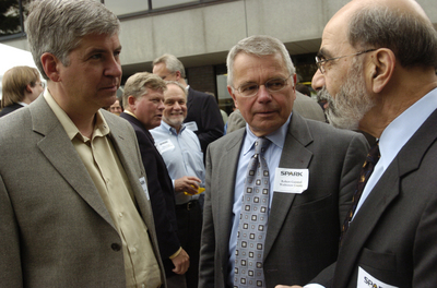 Rick Snyder at Ann Arbor SPARK opening.JPG