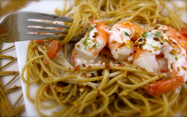 lampmanspaghettigoatcheeseshrimp.JPG