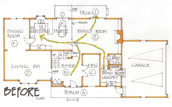 Changing the floor plan can make a home userfriendly