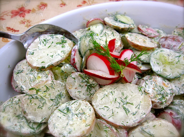 Yogurt Cucumber Salad