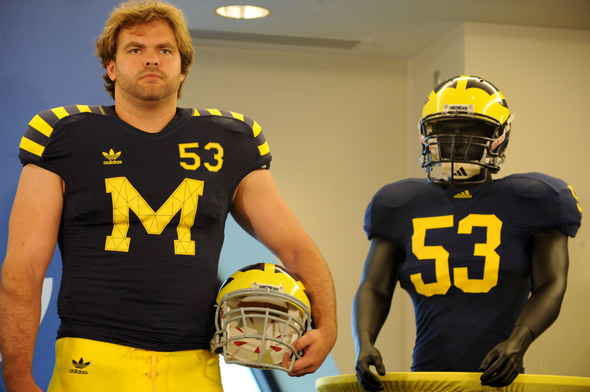 michigan throwback jersey