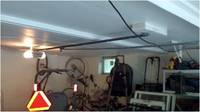 Can I install a garage door opener with a low ceiling? 2