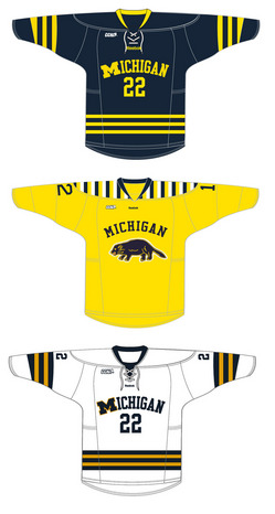 michigan hockey uniforms