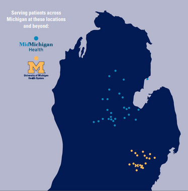 the University of Michigan Health System and the MidMichigan Health 