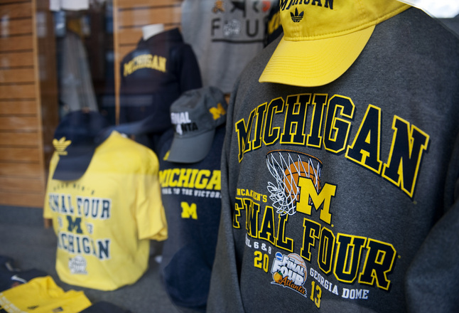 Ann Arbor T-shirt shops prepare for mad rush as Wolverines shoot for NCAA title