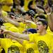 Michigan student Zac Boyd cheers during the first half of the Michigan basketball game against Indiana. Angela J. Cesere | AnnArbor.com
