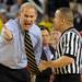 Michigan head coach John Beilein yells at a referee for a call made against Michigan. Angela J. Cesere | AnnArbor.com
