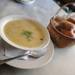 Ogorkowa, a dill pickle soup and rolls at Amedeus in Ann Arbor. Angela J. Cesere | AnnArbor.com
