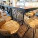 Patrons can eat food around this long "community" table inside of babo. Angela J. Cesere | AnnArbor.com