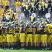 The Michigan football team gathers together before the football game against Western Michigan at Michigan Stadium in Ann Arbor, Mich. on Sept. 3, 2011. Angela J. Cesere | AnnArbor.com