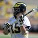 Michigan's Alex Vasileff looks for a pass down the field. Angela J. Cesere | AnnArbor.com
