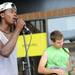 19-year-old David "Delegate" Clair, left, and 17-year-old Ryan Shea perform during the AnnArbor.com Summer Concert Series on the patio on Friday afternoon. Angela J. Cesere | AnnArbor.com