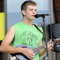 17-year-old Ryan Shea performs with David "Delegate" Clair during the AnnArbor.com Summer Concert Series on the patio on Friday afternoon. Angela J. Cesere | AnnArbor.com