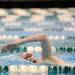 Saline's Melanie Schroeder competes in heat 4 of the 500 yard freestyle. AnnArbor.com | Angela J. Cesere