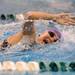 Pioneer's Amanda Sugai competes in heat 3 of the 200 yard freestyle relay. AnnArbor.com | Angela J. Cesere
