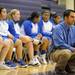 Ypsilanti Lincoln head coach Mike Hotchkiss watches the game from bench. Angela J. Cesere