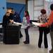 Voters wait to cast their ballots at Forsythe Middle School on Tuesday morning. Melanie Maxwell I AnnArbor.com