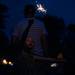 A young girl plays with a sparkler before Manchester's annual fireworks show at Carr Park, July 3.
Courtney Sacco I AnnArbor.com 