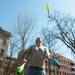 Micah Tessler juggles on the Diag on Saturday, March 30. Courtney Sacco I AnnArbor.com   