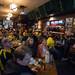 Wolverine fans fill the dining room at The Arena Sports Bar and Grill in downtown Ann Arbor Saturday night as they watch the Wolverines play Syracuse in the Final Four. Courtney Sacco I AnnArbor.com 