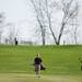 Pioneer's Matt Faunce, Dexter's Cameron LaFontaine, and Saline's Ryan Perusk walk down the 12th hole's faraway during the golf match at the University of Michigan golf course Wednesday May, 1.
Courtney Sacco I AnnArbor.com    