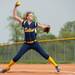 Saline's pitcher Kristina Zalewski throws the ball during their double header against Lincoln, Thursday May 9.
Courtney Sacco I AnnArbor.com
