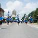 Lincoln High School's marching band march down Cross street as they take part in Ypsilanti's 4th of July parade.
Courtney Sacco I AnnArbor.com 