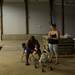David Ratliff of Cleveland Ohio waits with his girlfriend and daughter before his fight, Friday, July 12.
Courtney Sacco I AnnArbor.com 