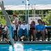 A 15-and-under diver jumps off the board during the third  day of the WISC championships at the Huron Valley Swim Club in Ann Arbor, Wednesday, July 24.
Courtney Sacco I AnnArbor.com     
