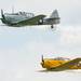 Two WW2 era planes fly in formation during the WWII Air Power Parade at the 2013 Thunder Over Michigan air show at the Willow Run airport, Saturday, August, 10.
Courtney Sacco I AnnArbor.com 