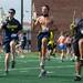 The University of Michigan saxophone players during  marching band practice on Elbel Field, Saturday, Aug, 24.
Courtney Sacco I AnnArbor.com   