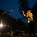 University of Michigan President Mary Sue Coleman addresses the crowd during a pep rally held at the Diag Friday, Sept. 6, the night before the Michigan Wolverines take on Notre Dame at Michigan Stadium. 
Courtney Sacco I AnnArbor.com  