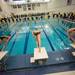 Three swimmers kick off at the start of the men's 100 yard butterfly Thursday Jan. 10.
Courtney Sacco I AnnArbor.com  