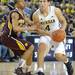 The Wolverines freshman Mitch McGary dribbles the ball down court against Central Michigan during their game Saturday Dec. 29. 
Courtney Sacco I AnnArbor.com 