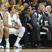 Wolverines junior Tim Hardaway Jr. sites on the beach injured during their game against Central Michigan Saturday Dec. 29. Courtney Sacco I AnnArbor.com  