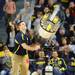 Wolverines T-shits shot out of an air canon during a time out during the game Saturday Dec. 29. Courtney Sacco I AnnArbor.com 